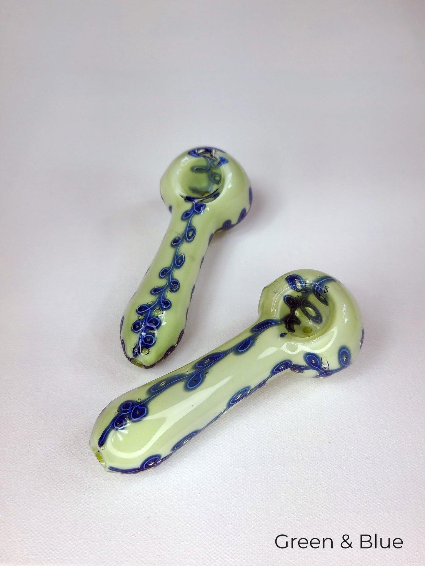 Bubble Vine Glass Pipe - The Bud Butler
