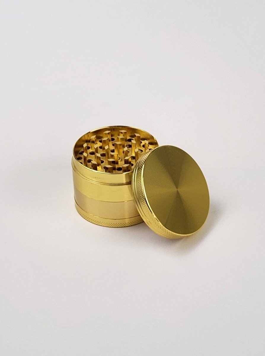 Gold Herb Grinder - The Bud Butler
