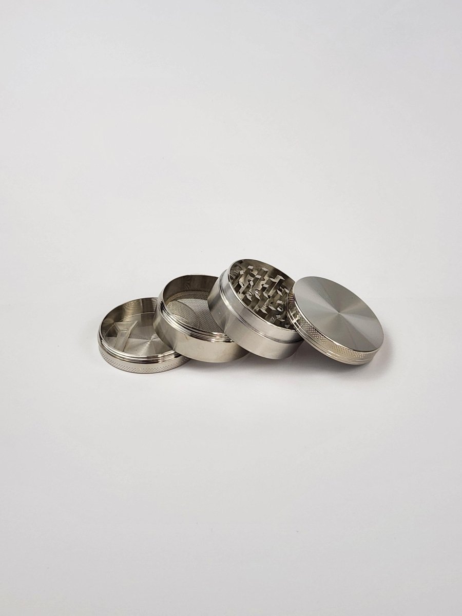 Silver Herb Grinder - The Bud Butler