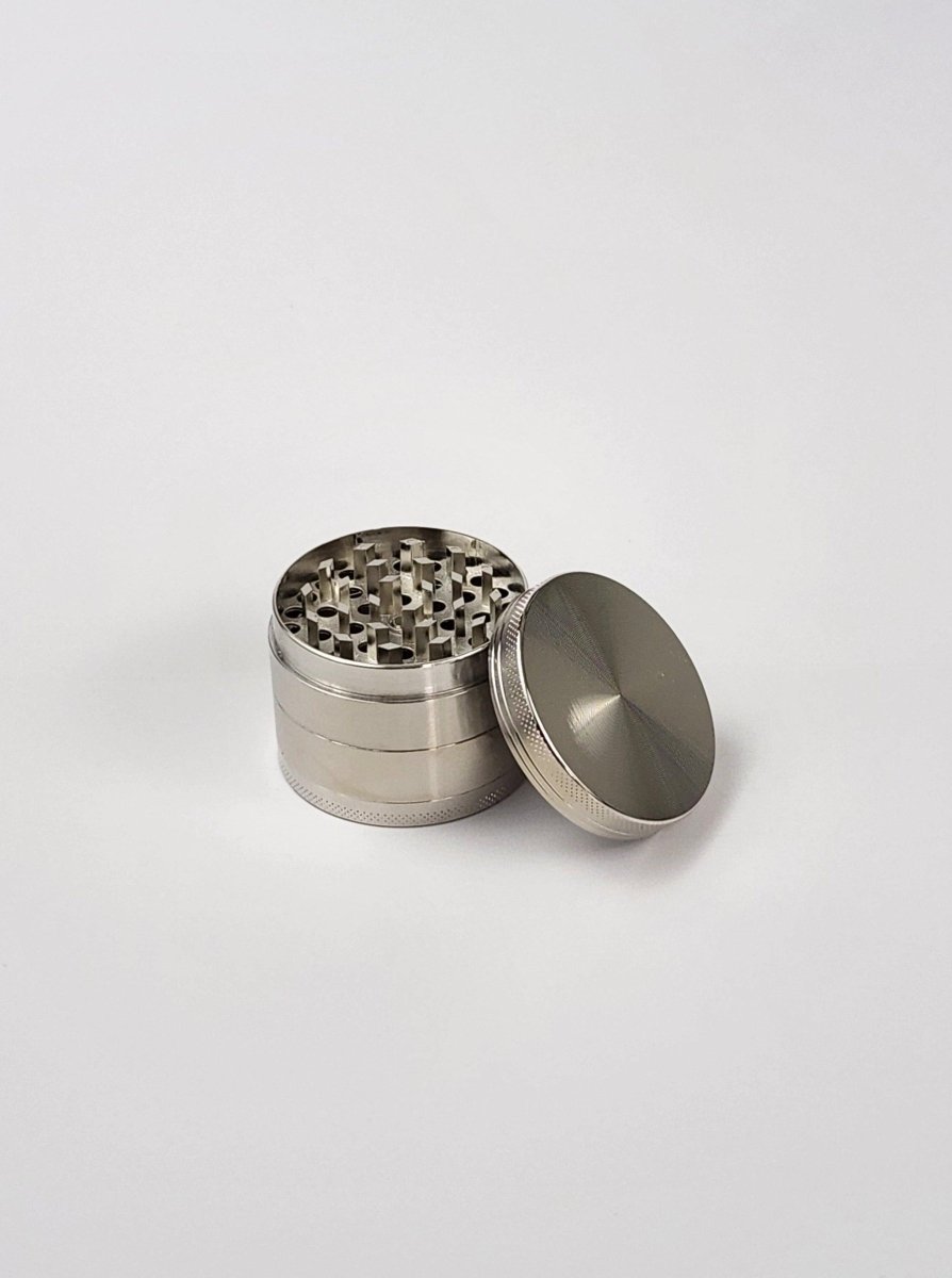 Silver Herb Grinder - The Bud Butler