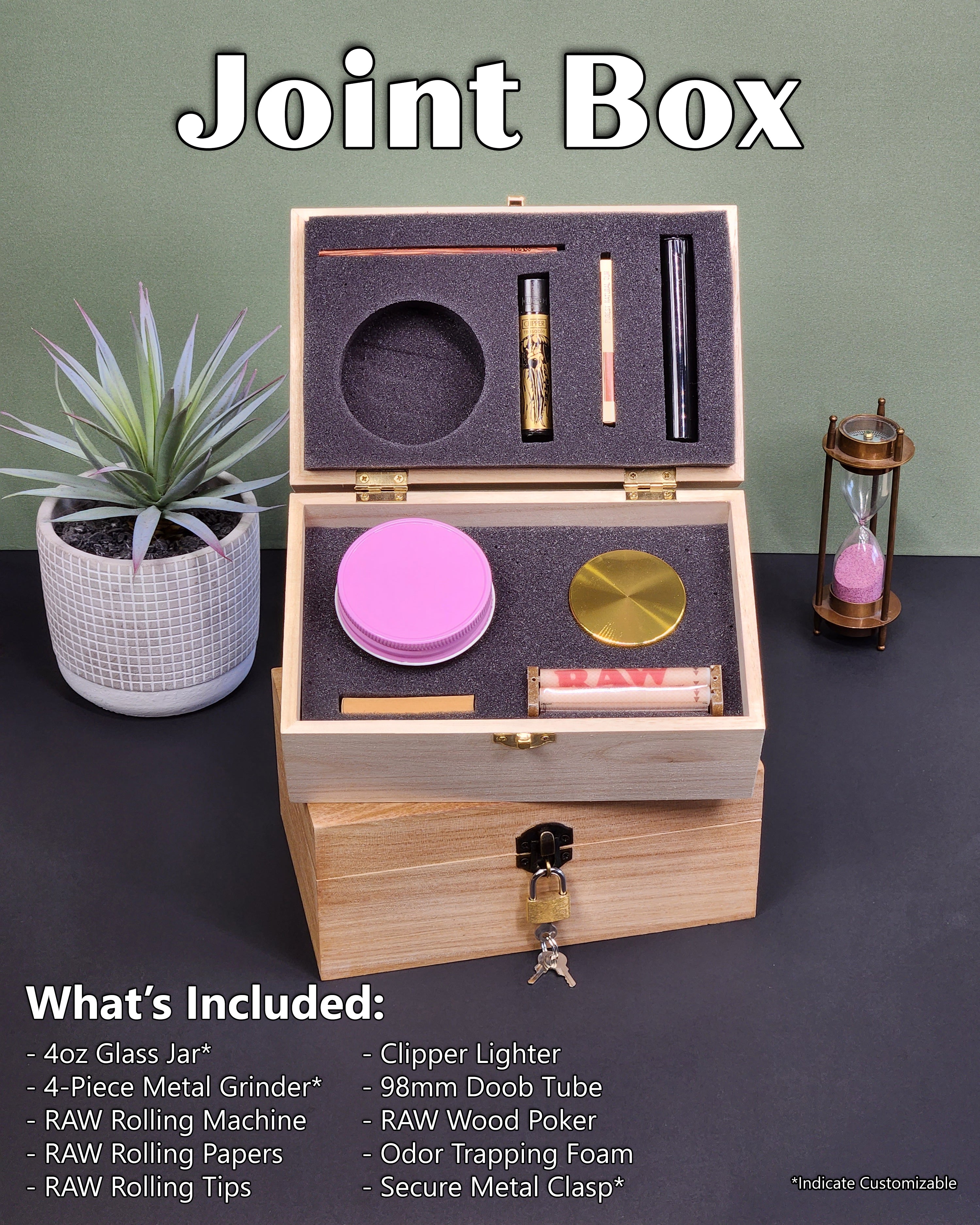 Stash Box for Joint Roller