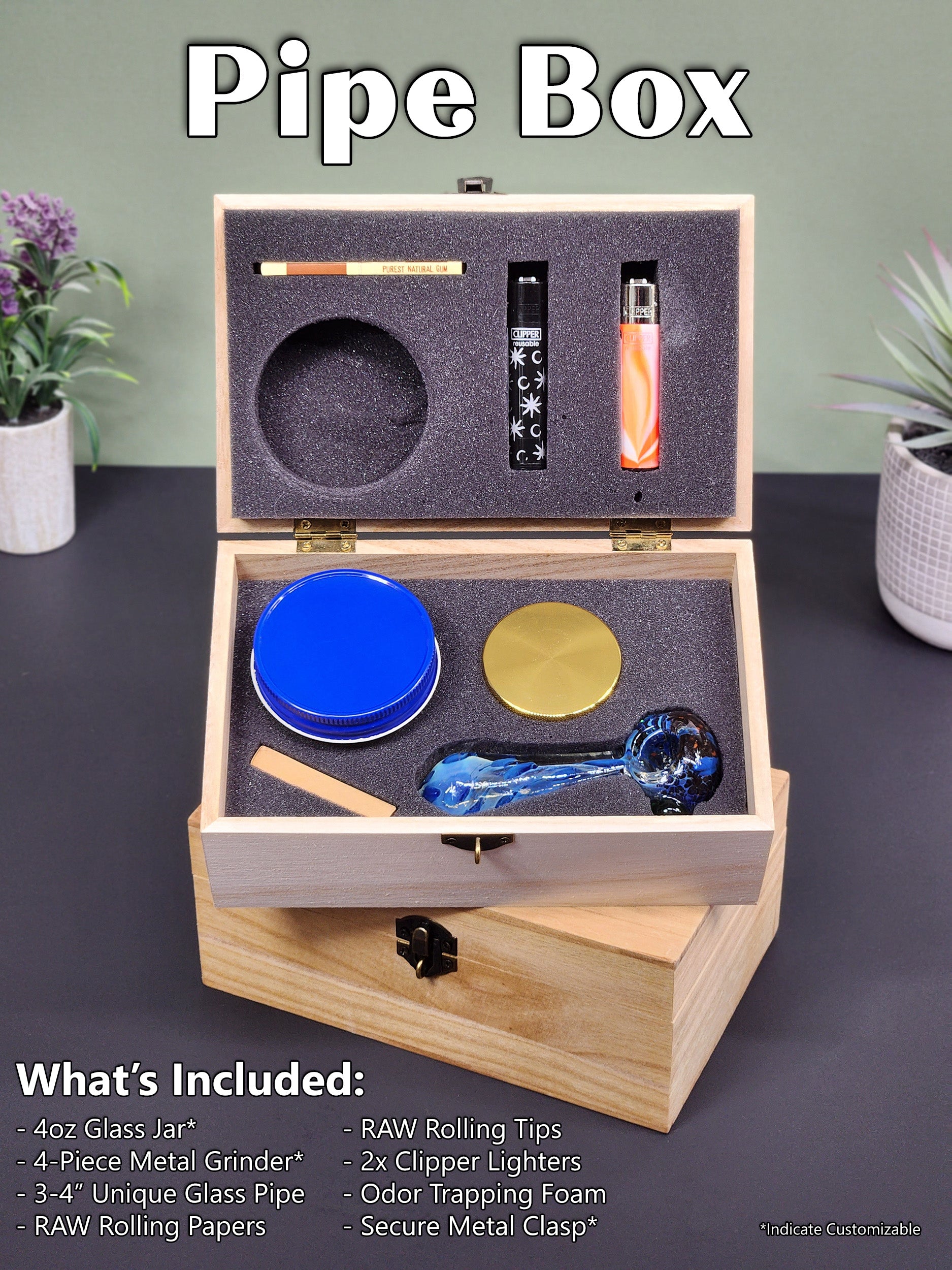 Stash Box for Pipe Smoker
