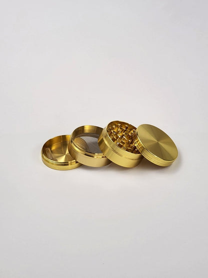 Gold Herb Grinder - The Bud Butler