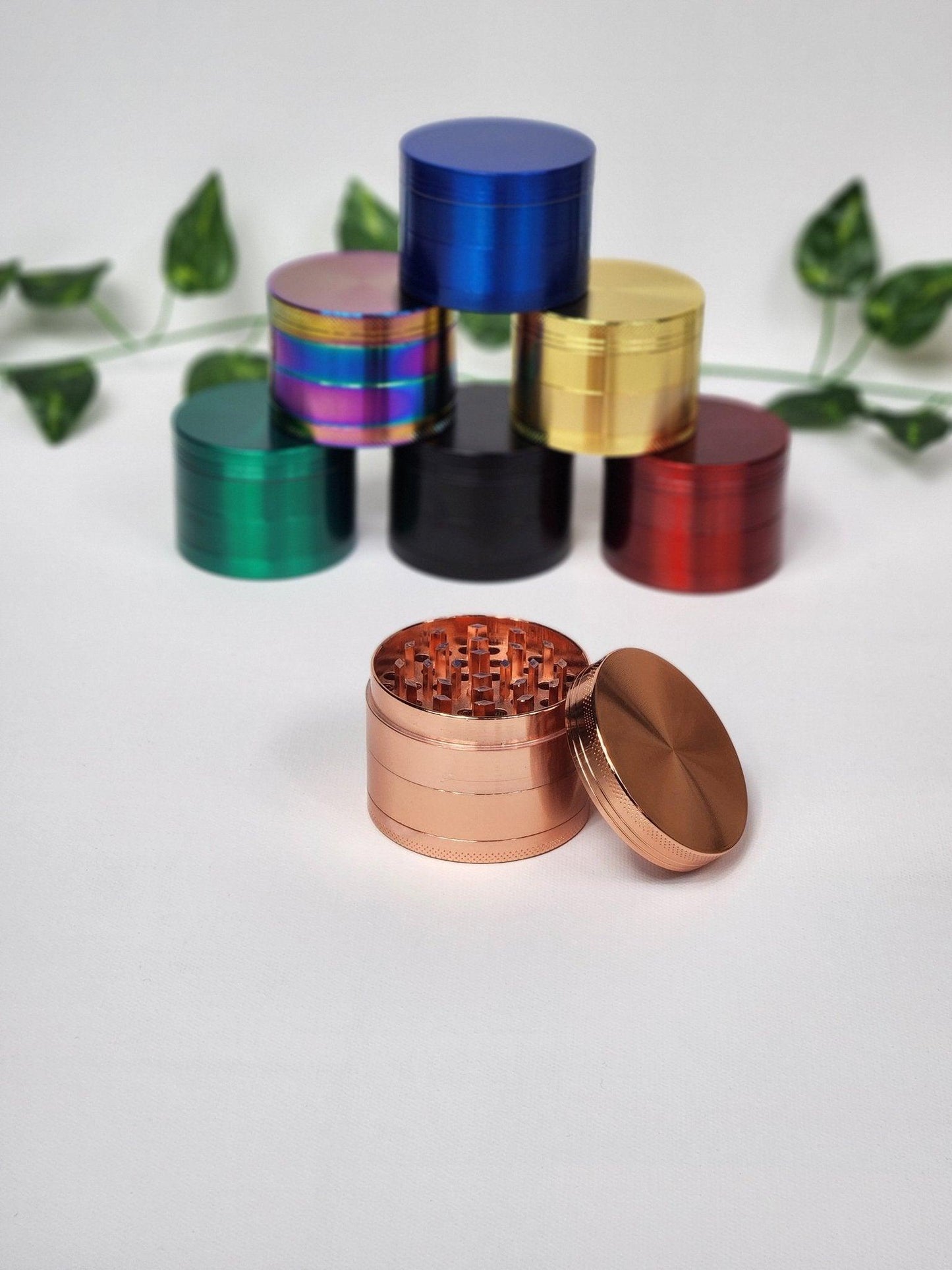 Rose Gold - 4-Part Metal Herb Grinder - The Bud Butler