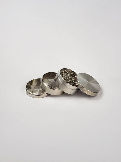 Silver Herb Grinder - The Bud Butler