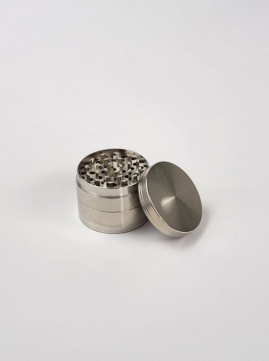 Silver Herb Grinder - The Bud Butler